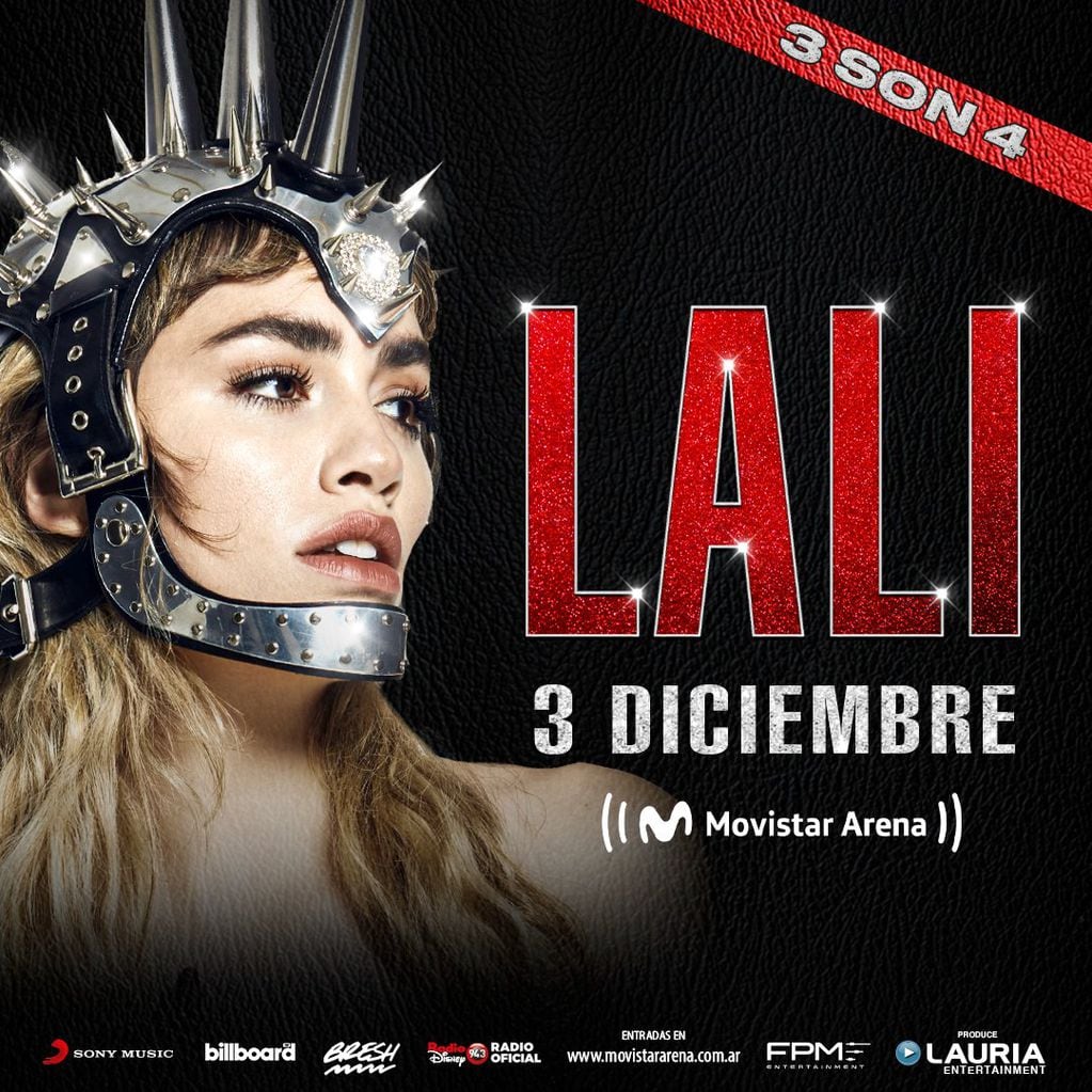 Lali anunció una nueva fecha en Movistar Arena