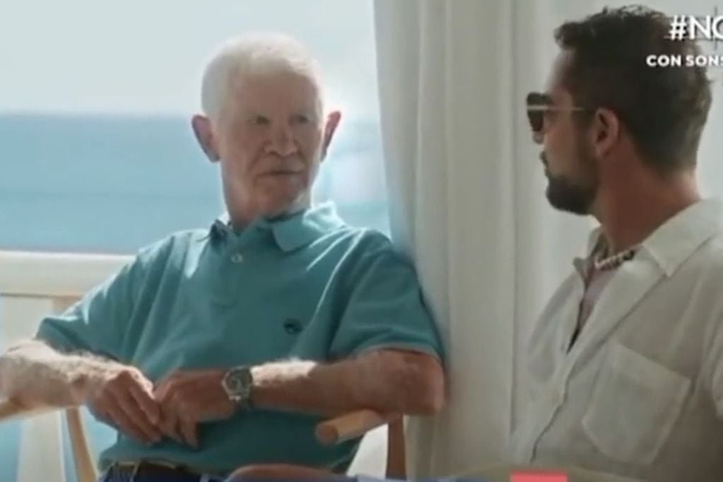El video de David Bisbal en una charla súper emotiva con su padre con Alzheimer. Captura del video.