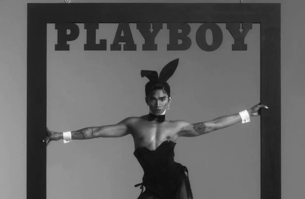 Por primera vez un hombre gay posa para la tapa de Playboy y el protagonista es el influencer Bretman Rock.