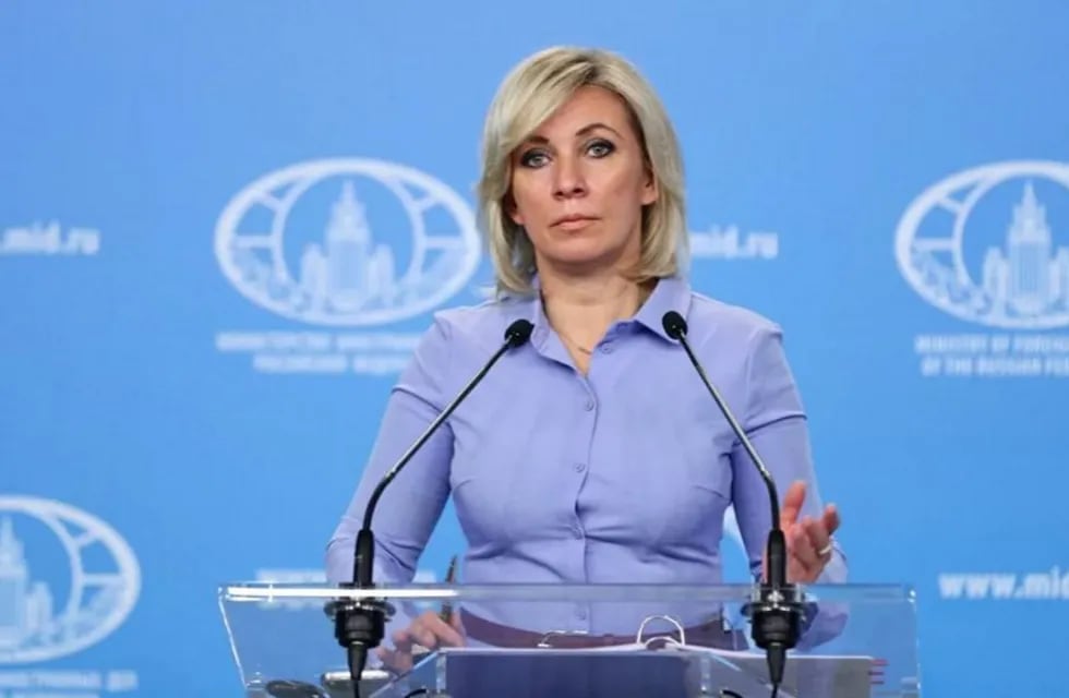 Maria Sajarova, portavoz del ministerio ruso de Relaciones Exteriores.