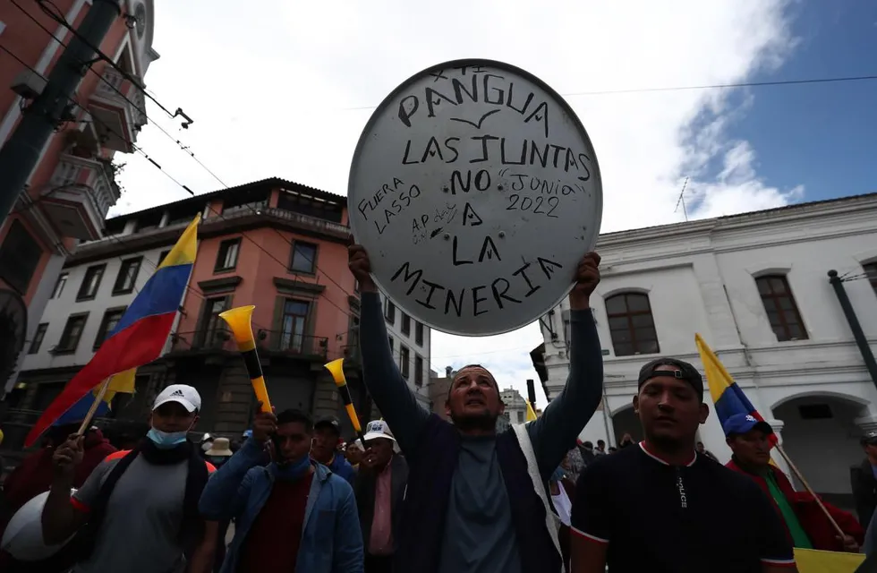 Siguen las protestas en Ecuador.