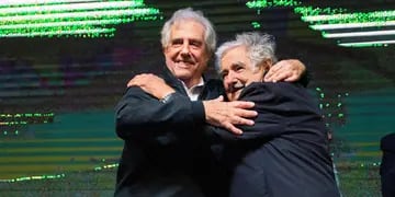 Tabaré Vázquez junto a "Pepe" Mujica