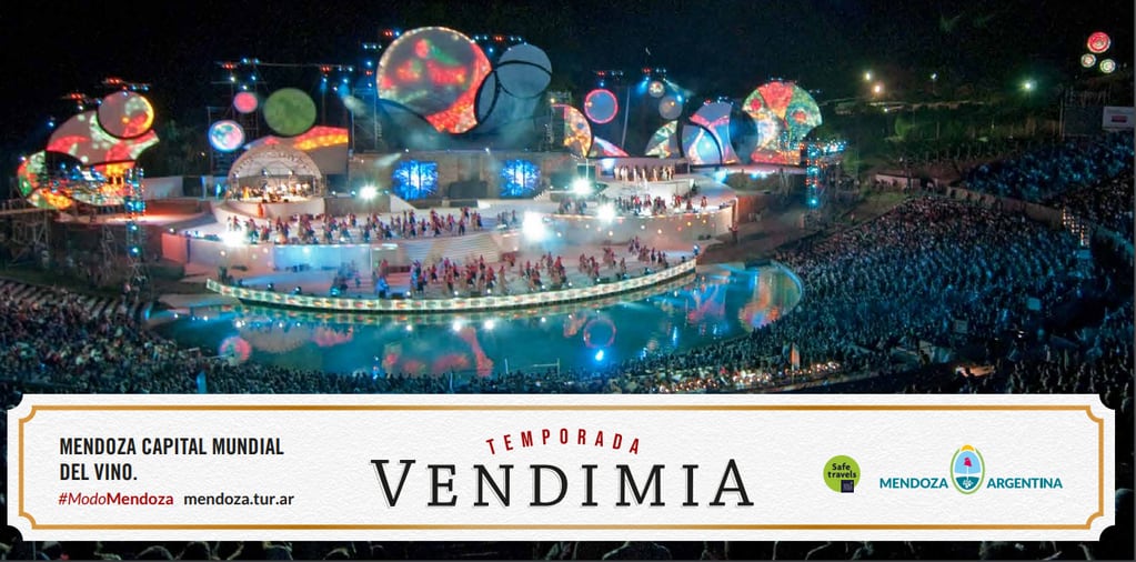 Así es la campaña gráfica con que se promocionará la Fiesta Nacional de la Vendimia 2022. Foto: Prensa Gobierno de Mendoza.