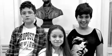 Bianca, Salvador y Vanesa participaron de la sexta edición del concurso de cuentos.