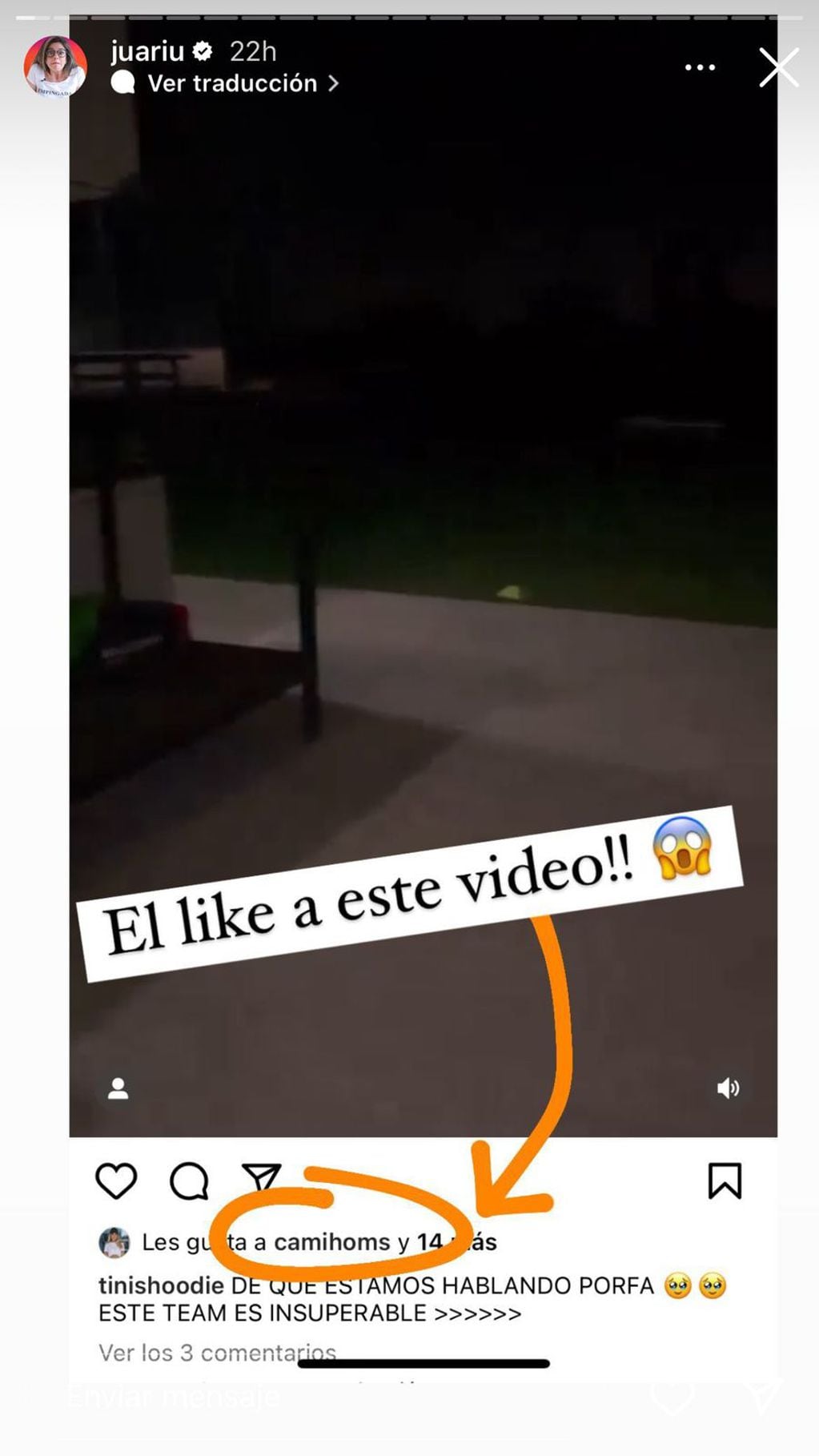 A Camila Homs se le escapó un Me Gusta a un video de Tini Stoessel y luego coqueteó en su Instagram