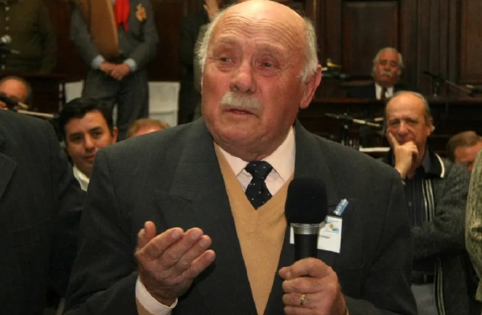 En 2009 Saúl Contardi recibió la Distinción Sanmartiniana, otorgada por la Legislatura provincial. Foto: Archivo / Los Andes