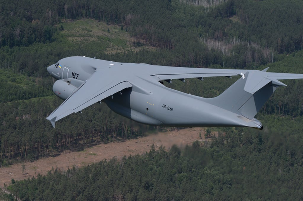 Un avión militar Antonov se estrelló cuando trasladaba personal a la frontera oeste. Imagen ilustrativa.