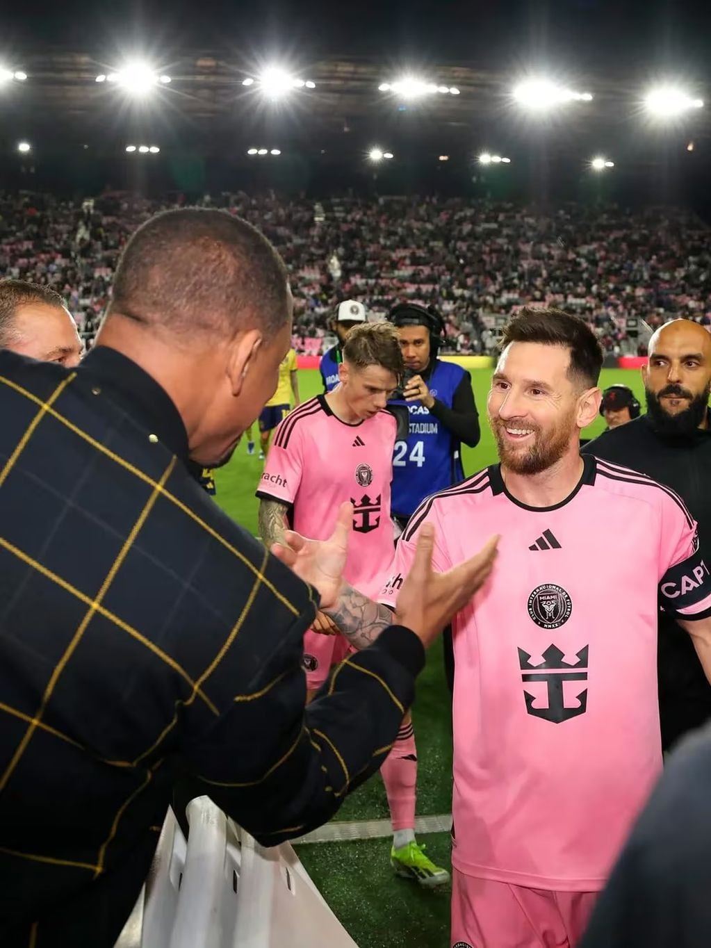 El encuentro entre Lionel Messi y Will Smith