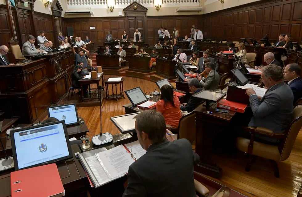 Legislatura Provincial, Cámara de Senadores. 
Foto: Orlando Pelichotti