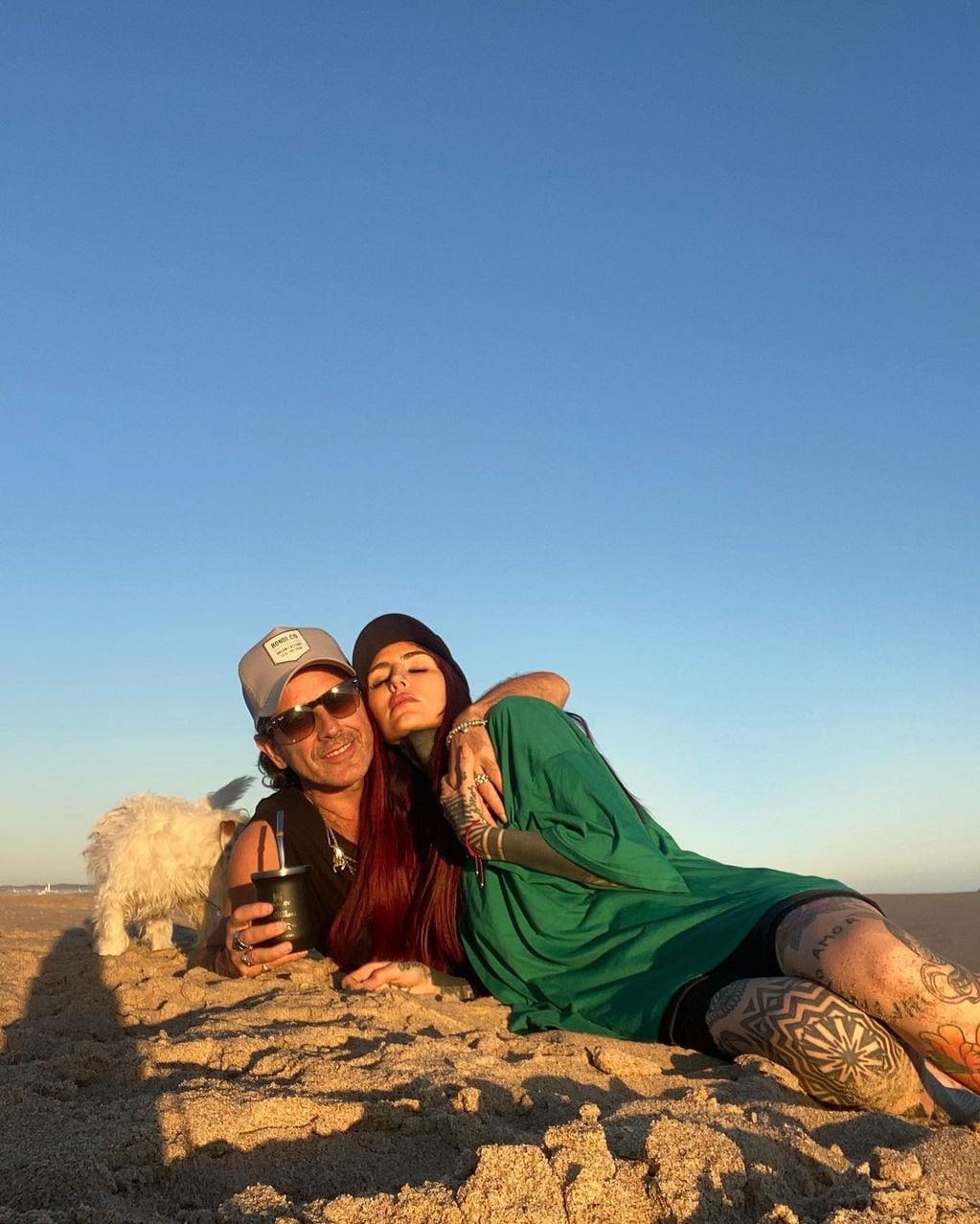 Cande Tinelli y Coti Sorokin enamorados en Punta del Este, Uruguay.