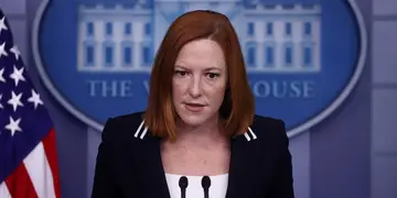 White House Press Secretary Psaki holds the daily press briefing at the White House in Washington