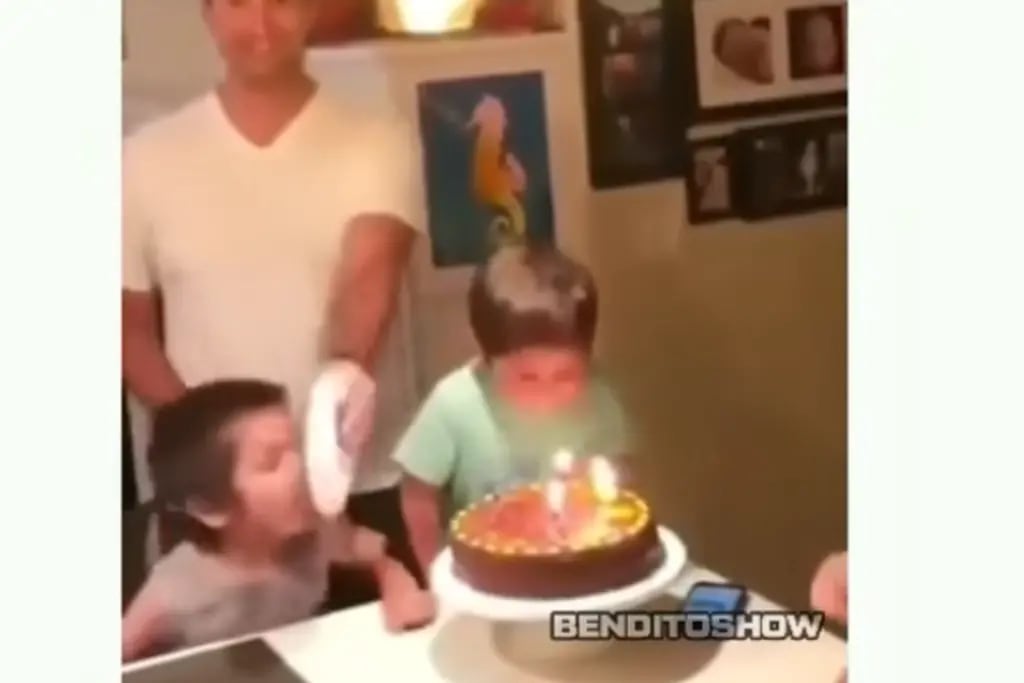 No lo dejan que le arruine el cumpleaños