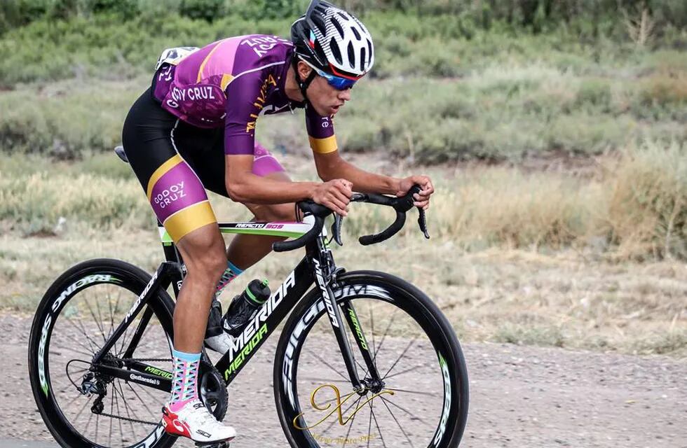 Nahuel Méndez, la joven promesa local en la 43° Vuelta de Mendoza