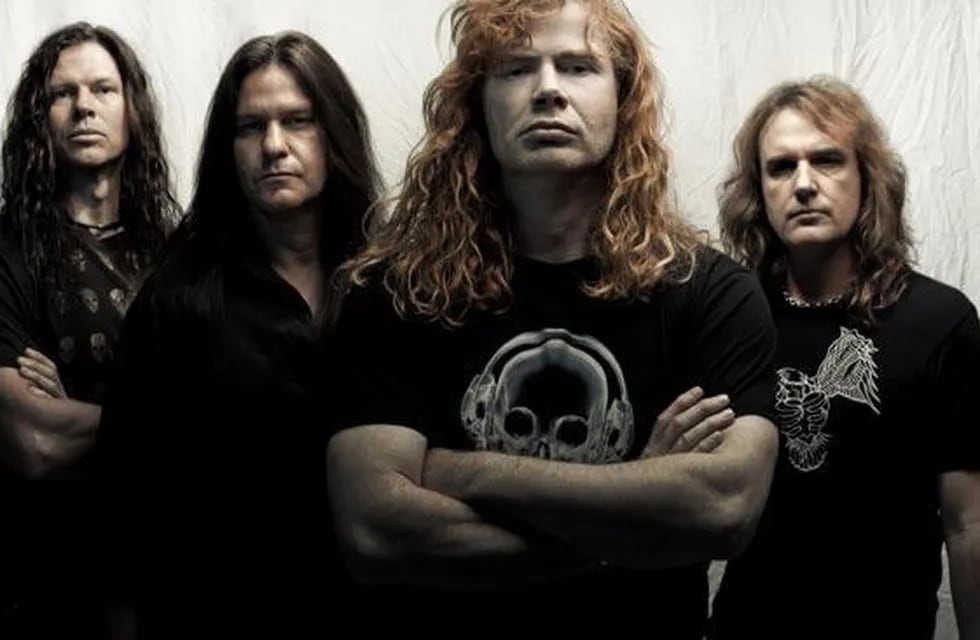 La banda de Dave Mustaine actuará en el Movistar Arena de Buenos Aires.