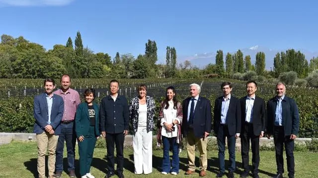 Delegación china en Mendoza
