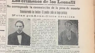 Los Leonelli, condena a muerte y conmutación