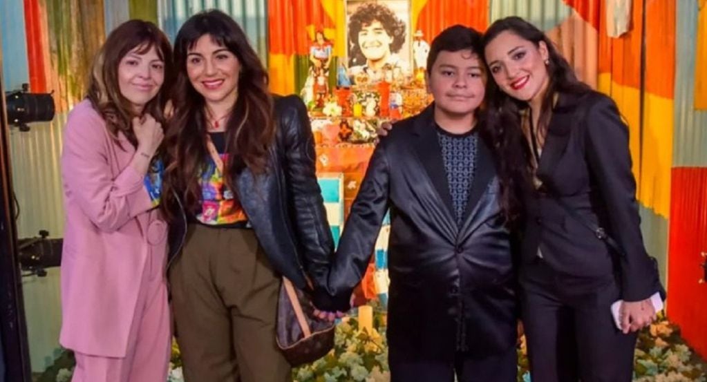 La supuesta hija de Diego Maradona fue muy critica con los hijos de El Diez.