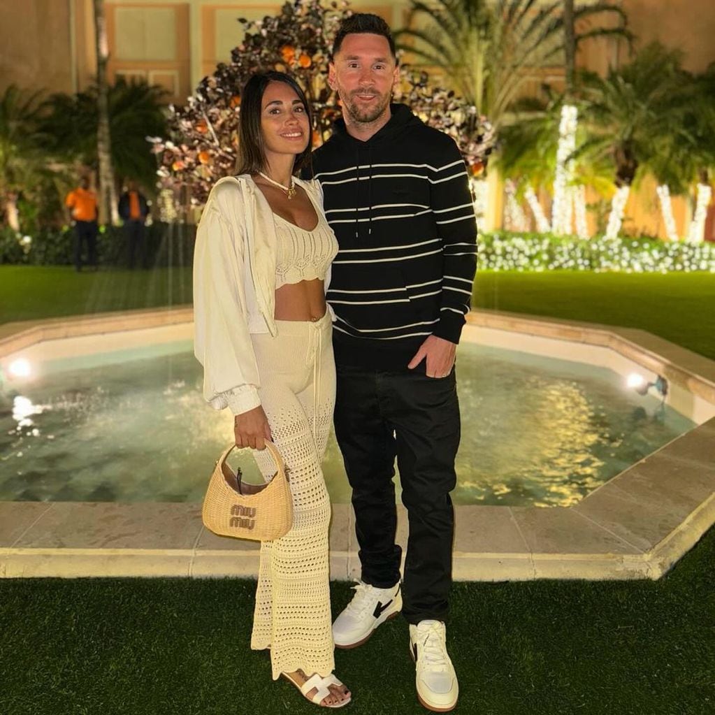 Leo Messi y su familia en Miami