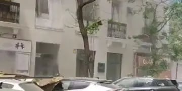 explosión en un edificio en Madrid.