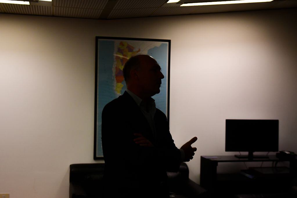 Guillermo Carmona, titular de la secretaría de Malvinas, Antártida y Atlántico Sur, creada en 2013. Foto Federico López Claro. 
