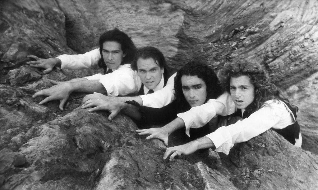 La formación de la banda con Fredy Pacheco, Joe Moya, Omar Dris y Diego Vainer, que grabó un EP producido por Andrés Calamaro.