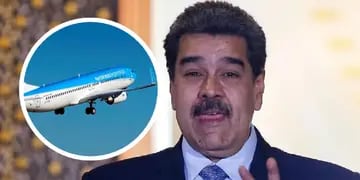 Maduro prohibió que aviones argentinos sobrevuelen Venezuela
