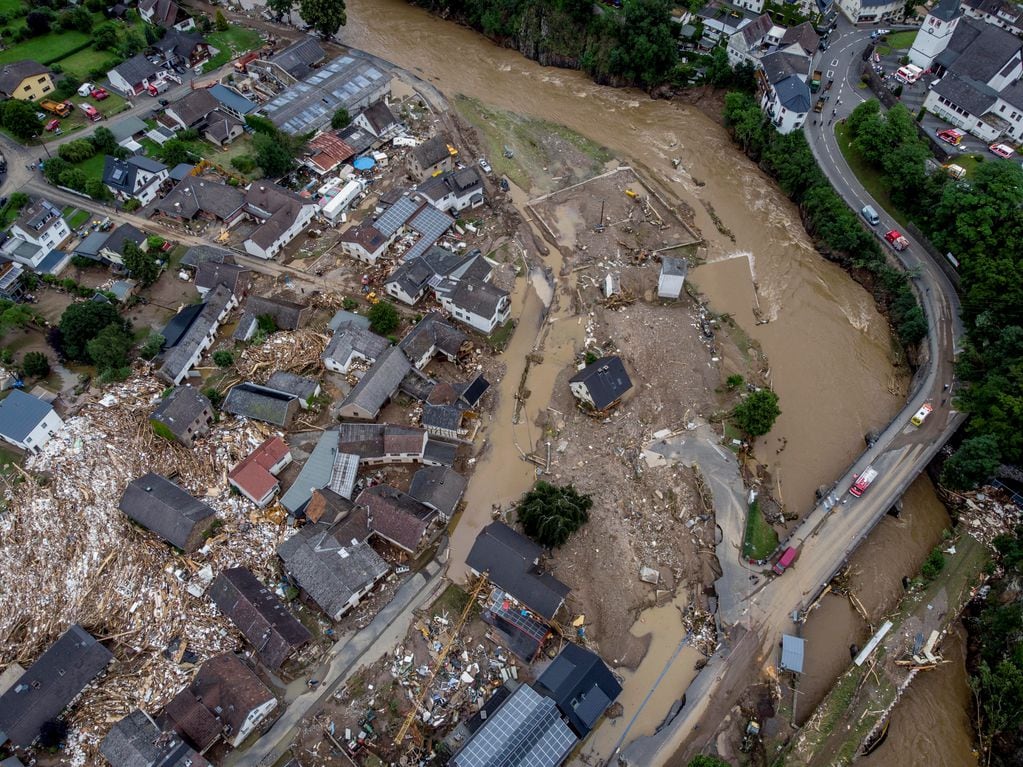 Inundaciones en Alemania .