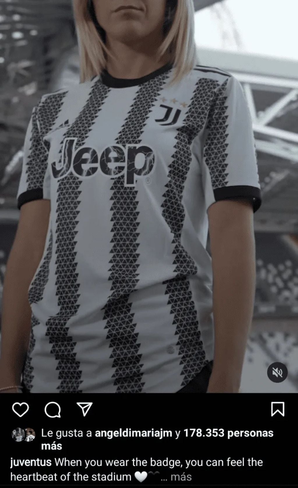 El 'like' de Di María a la nueva camiseta de Juventus. ¿La usará?