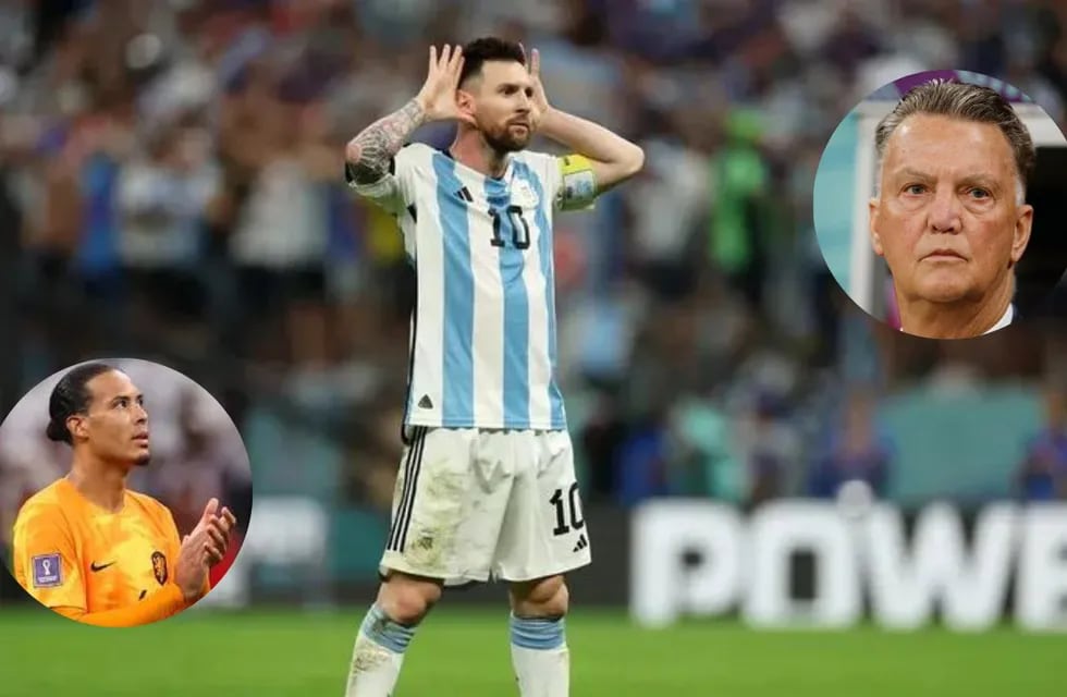 Luego del ataque de Van Gaal contra la Selección Argentina, Virgil Van Dijk defendió a Messi: “No lo comparto”.