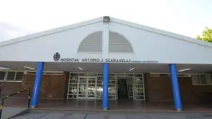 La mujer falleció ingresando al hospital Scaravelli de Tunuyán.  Archivo/Los Andes 