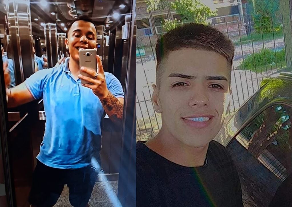Lucas Escalante de 26 años (izquierda) y Lautaro Morello de 18 (derecha). Foto: Twitter.