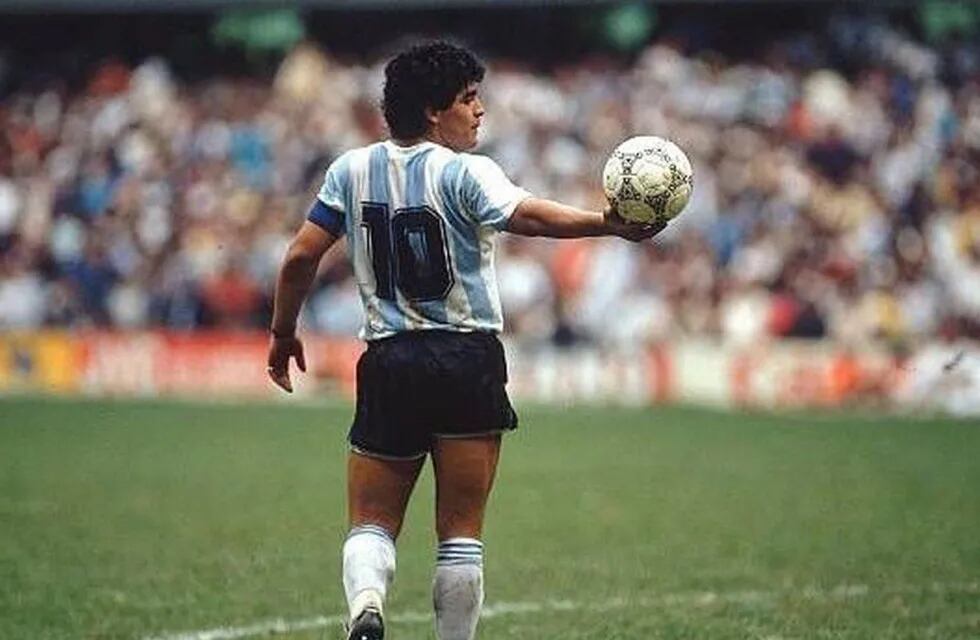 Diego, el máximo referente en la historia del seleccionado argentino.