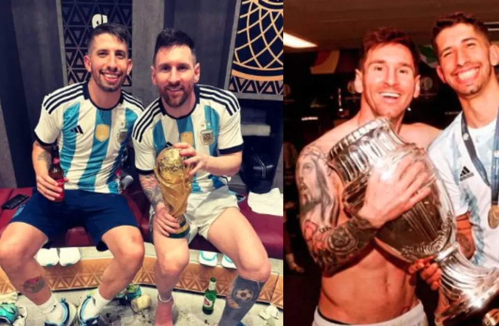 El impresionante tatuaje del utilero de la Selección Argentina por título del Mundo. Foto: Instagram.