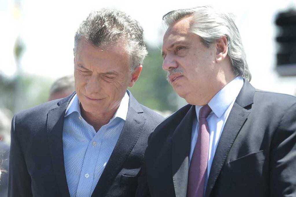 Mauricio Macri y Alberto Fernández, en una imagen de 2019. Archivo / Los Andes