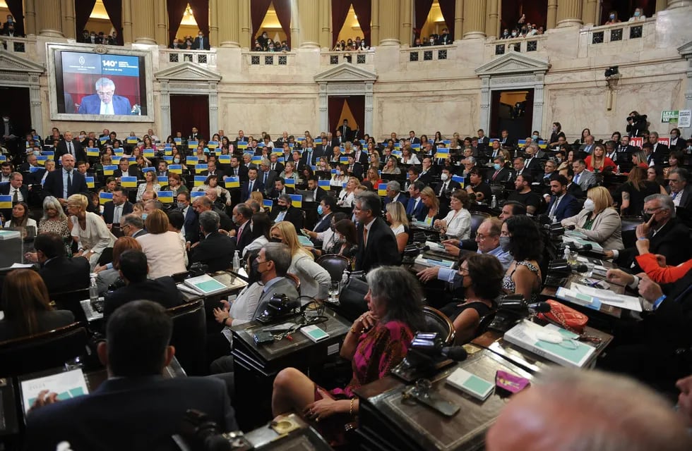 Tras la Asamblea Legislativa que Alberto Fernández inauguró en el Congreso, los legisladores deben aprobar o rechazar el acuerdo con el FMI. / Federico López Claro
