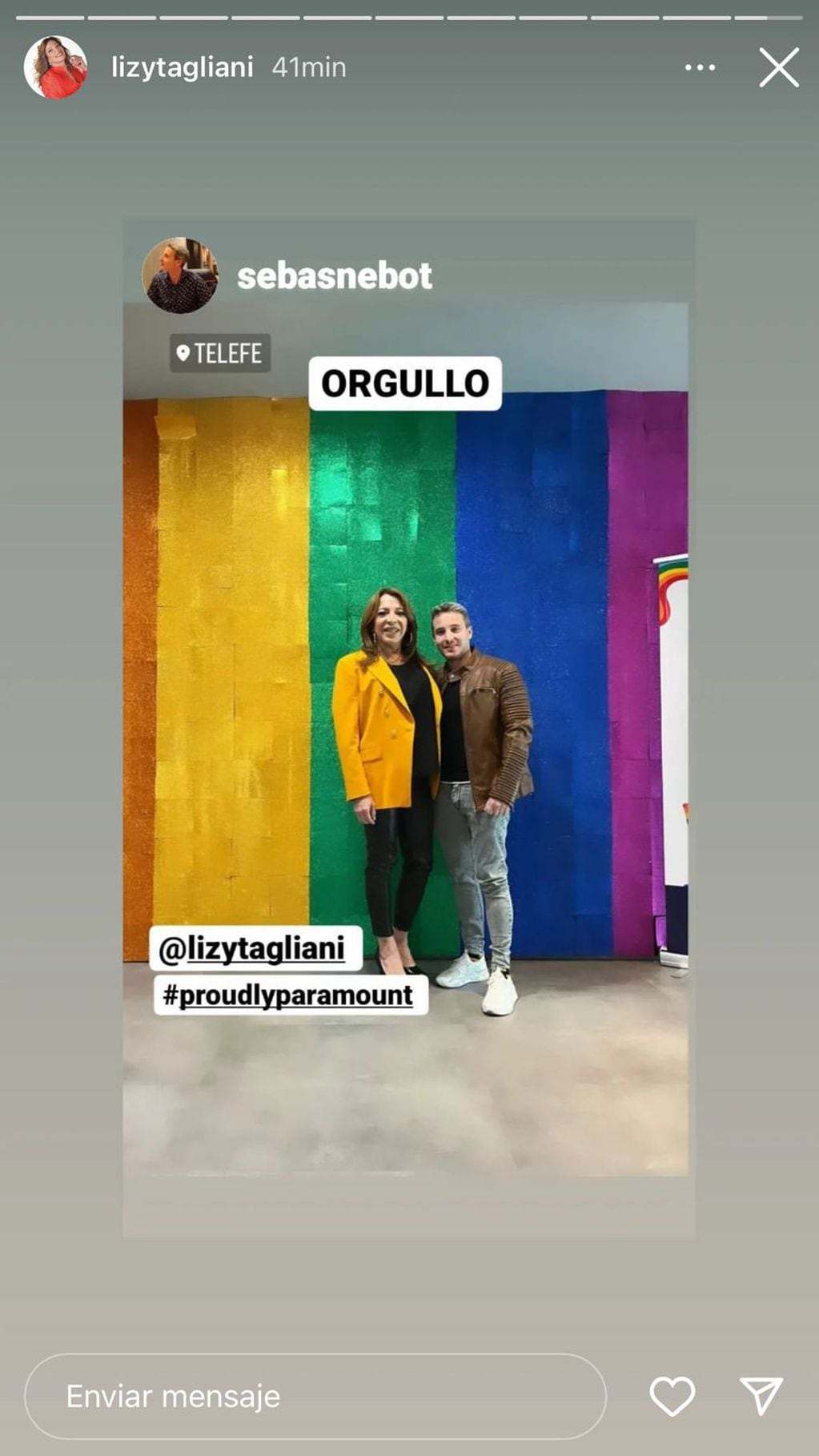 Famosos argentinos en el Día del Orgullo LGBTIQ+ 2022.