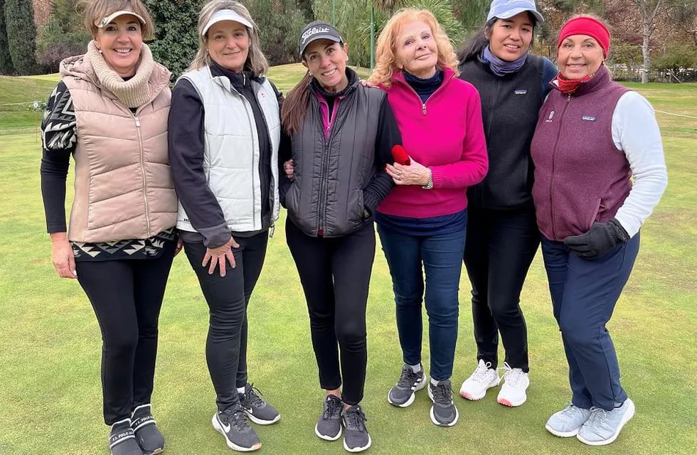 Las mujeres se destacaron en el Golf Club Andino. / gentileza