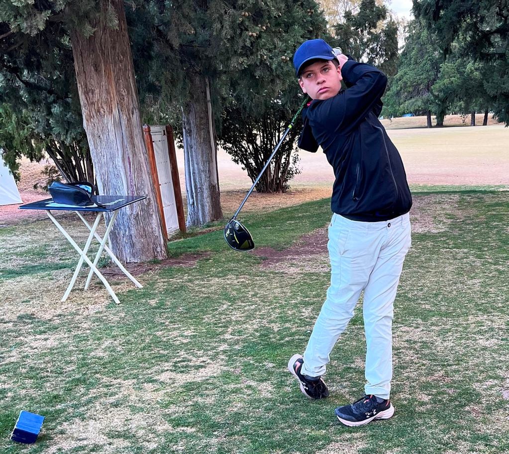 Marcos Murad, tuvo una destacada actuación en el Golf Club Andino. / Gentileza.