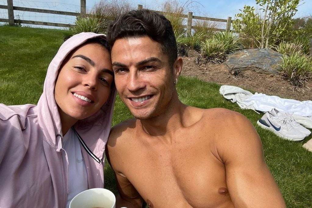 Cristiano Ronaldo, junto a su pareja Georgina Rodríguez, argentina de 28 años