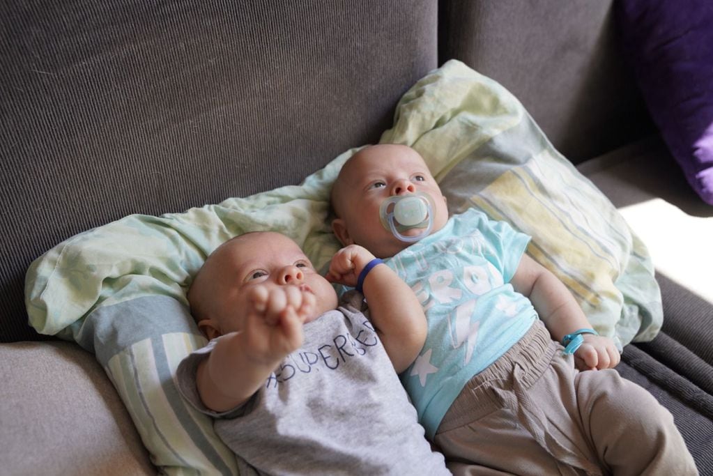 La historia de los gemelos “mezclados” se hizo viral - Foto Renaper