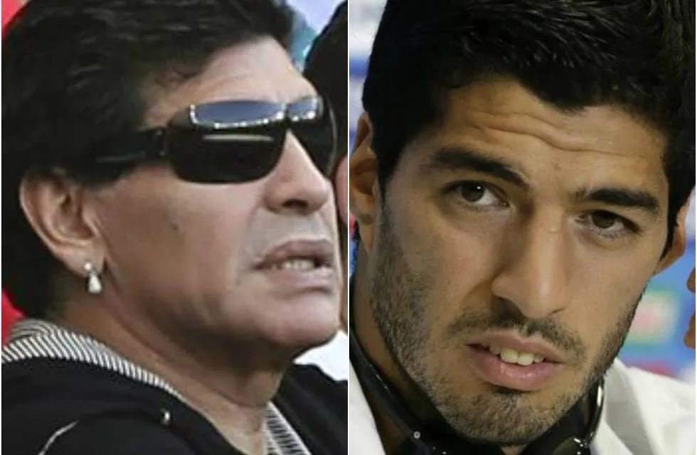Un hacha le cortó la mano a Maradona y los dientes a Luis Suárez