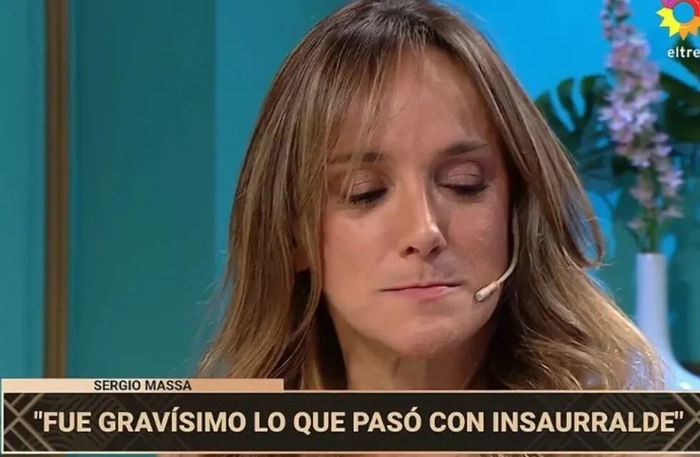 Viral. El polémico gesto de Malena Galmarini cuando María Julia Oliván habló del caso Insaurralde. (Captura de video)
