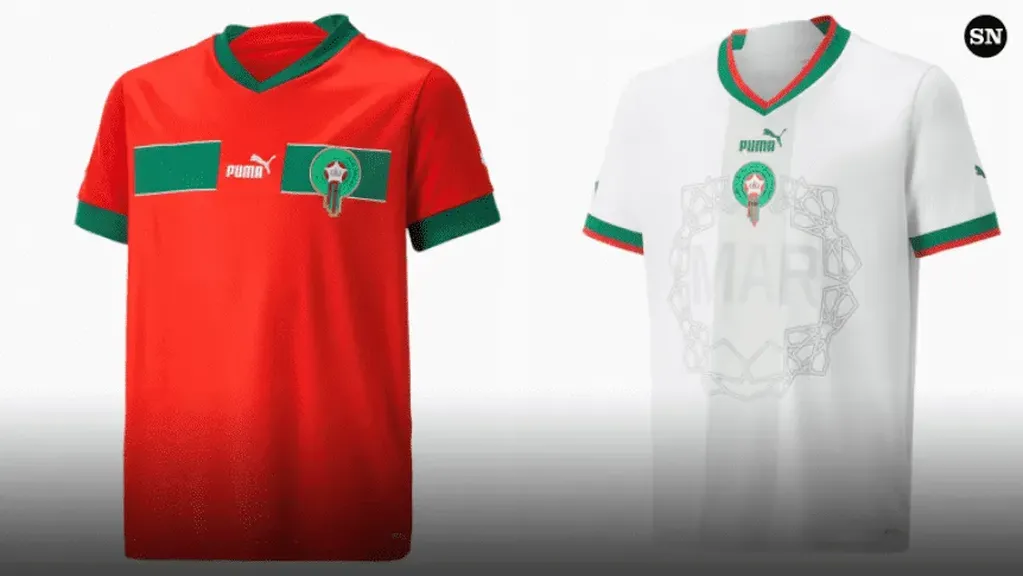 La camiseta de Marruecos /Gentileza TyC Sports