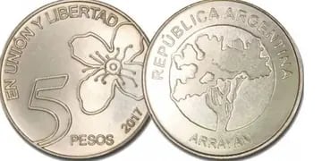 Moneda de 5 pesos