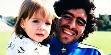 Dalma Maradona recordó a su padre en las redes