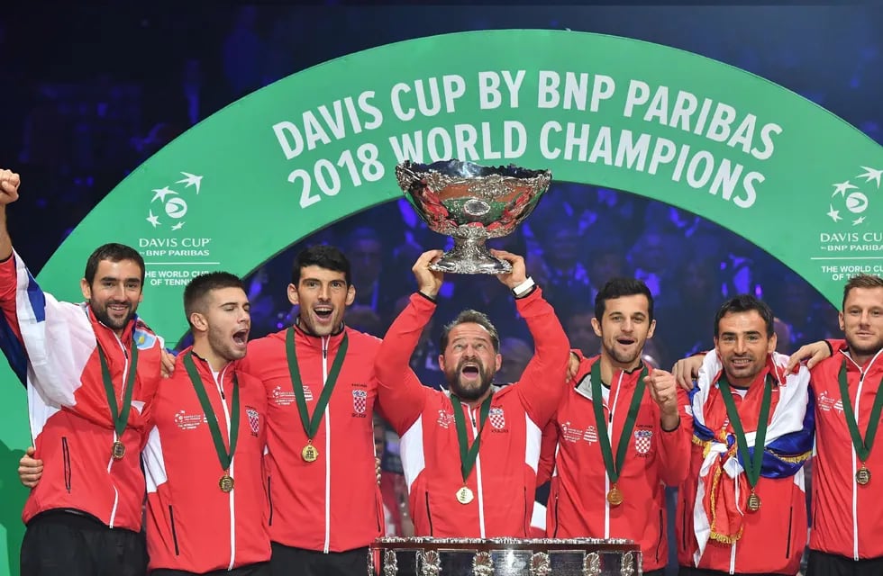Croacia definió la serie ante Francia y es el nuevo campeón de la Copa Davis