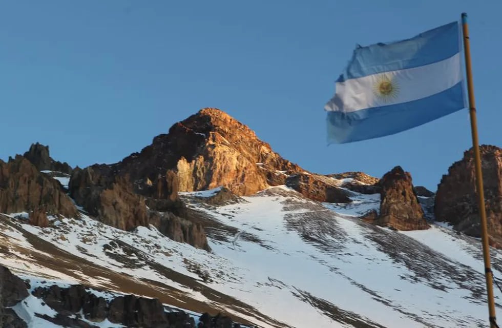 Vista general del Cerro Aconcagua en la provincia de Mendoza