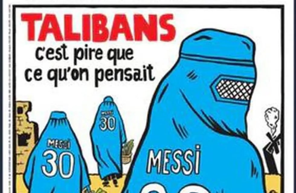 La revista Charlie Hebdo con una portada que enciende la alarma en el PSG por posible Atentado.