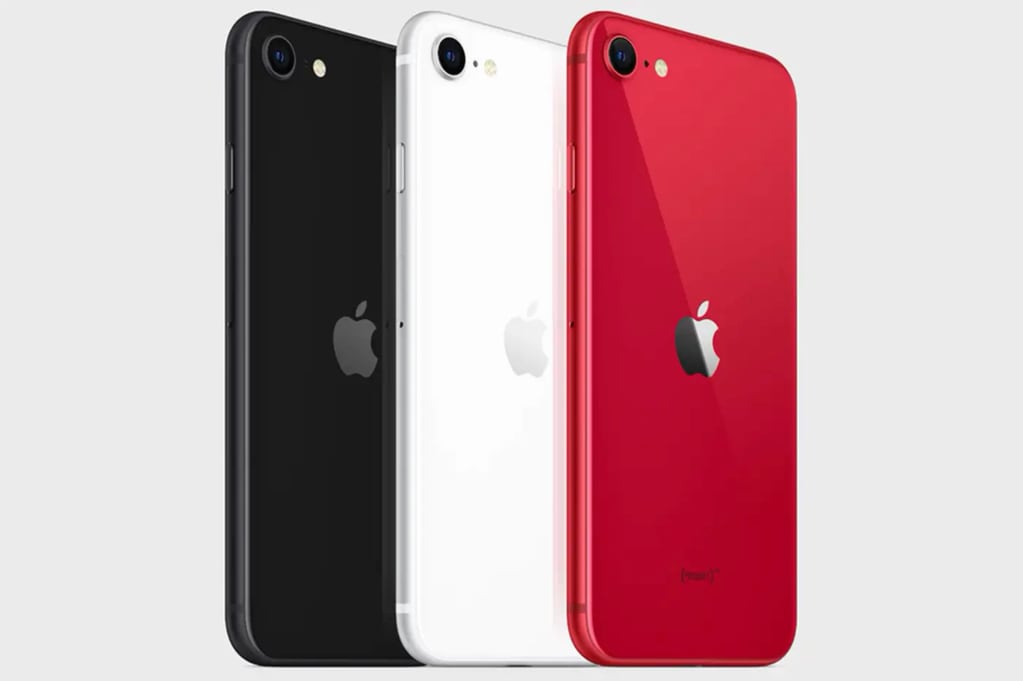 El iPhone SE se podrá conseguir en blanco, negro y rojo. 