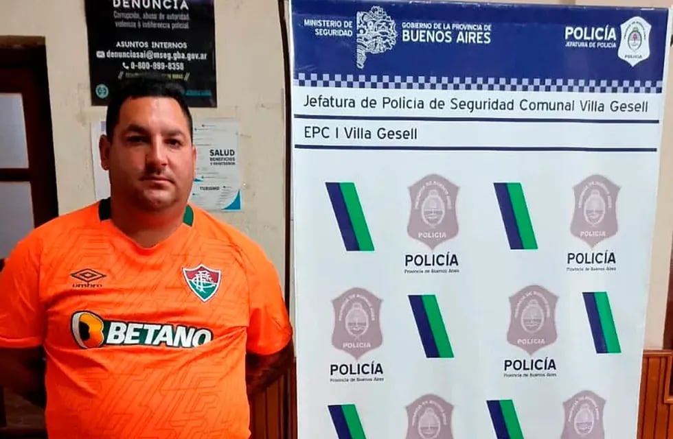 Eduardo Raúl “Raulo” Ciminelli fue detenido por una serie de actos violentos el fin de semana pasado en Villa Gesell.